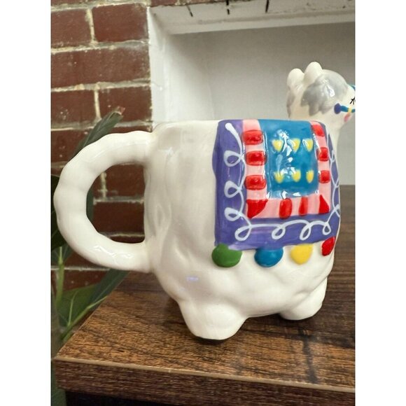 Happy Llama drinking mug - Picture 6 of 9